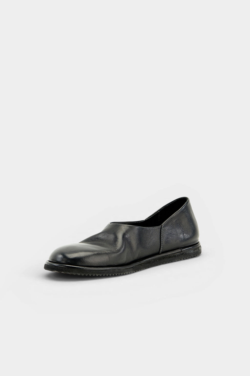 Folded Paneled Slip-On / Contrast Stitch